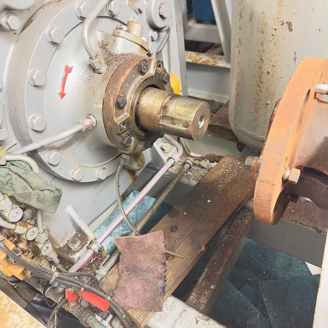 Nærbilde av mekanisk komponent